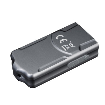 Fenix E03R-V2 USB-C Rechargeable LED Keychain Flashlight - 500 Lumens - Uses Built-in 400mAh Li-ion Battery Pack - Grey or Blue