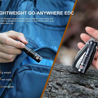 Fenix E09R USB-C Rechargeable LED Flashlight - Luminus SST20 - 600 Lumens - Includes Built-In 800mAh Li-Poly Battery Pack