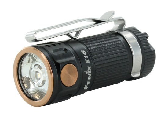 Fenix E16 EDC Flashlight - CREE XP-L HI LED - 700 Lumens - Neutral White - Uses 1 x RCR123A or 1 x CR123A