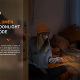 Fenix E18R-V2 USB-C Rechargeable EDC LED Flashlight - Luminus SST40 - 1200 Lumens - Includes 1 x 16340