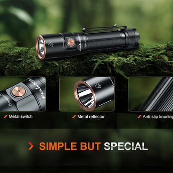 Fenix E28R V2.0 USB-C Rechargeable LED Flashlight - 1700 Lumens - Includes 1 x 18650
