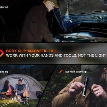 Fenix E28R V2.0 USB-C Rechargeable LED Flashlight - 1700 Lumens - Includes 1 x 18650