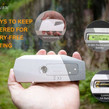 Fenix E-STAR USB-C Rechargeable Emergency Flashlight - 100 Lumens - Includes 1 x NiMH AA