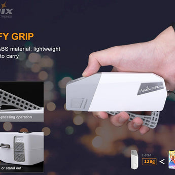 Fenix E-STAR USB-C Rechargeable Emergency Flashlight - 100 Lumens - Includes 1 x NiMH AA