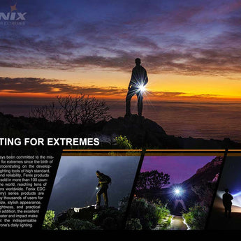 Fenix E-STAR USB-C Rechargeable Emergency Flashlight - 100 Lumens - Includes 1 x NiMH AA