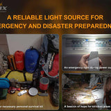 Fenix E-STAR USB-C Rechargeable Emergency Flashlight - 100 Lumens - Includes 1 x NiMH AA