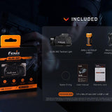 Fenix GL06-365 Lightweight LED Weapon Light - 600 Lumens - Fits Sig Sauer P365 and P365XL - Includes 1 x ARB-L16-700UP