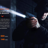 Fenix GL06 Lightweight LED Weapon Light - 600 Lumens - Includes 1 x ARB-L16-700UP