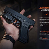 Fenix GL06 Lightweight LED Weapon Light - 600 Lumens - Includes 1 x ARB-L16-700UP