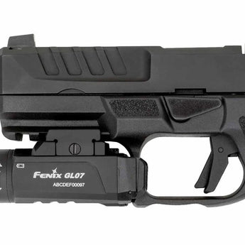 Fenix GL07 Compact High-Output LED Weapon Light - 700 Lumens - Luminus SFT12R - Includes 1 x 16340 with USB-C Charging Port