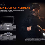 Fenix GL19R USB-C Rechargeable LED Weapon Light - 1200 Lumens - Luminus SFT40 - Includes 1 x 18350