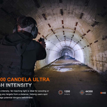 Fenix GL19R V2.0 USB-C Rechargeable LED Weapon Light - 1200 Lumens - Luminus SFT25R - Includes 1 x 18350