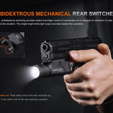 Fenix GL19R V2.0 USB-C Rechargeable LED Weapon Light - 1200 Lumens - Luminus SFT25R - Includes 1 x 18350