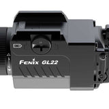 Fenix GL22 Rechargeable LED Weapon Light with Red Laser - Luminus SST20 - 750 Lumens - Includes 1 x 16340