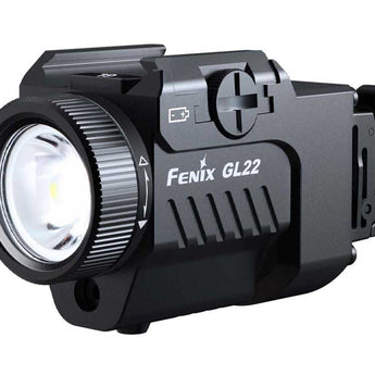 Fenix GL22 Rechargeable LED Weapon Light with Red Laser - Luminus SST20 - 750 Lumens - Includes 1 x 16340