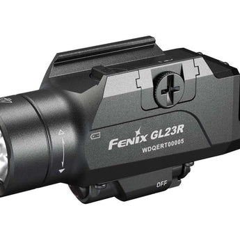 Fenix GL23R USB-C Rechargeable LED Weapon Light - 1200 Lumens - Luminus SFT40 - 520nm Green Laser - Includes 1 x 18350