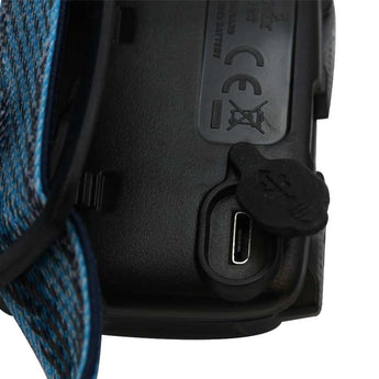 Fenix HL12R Rechargeable LED Headlamp - CREE XP-G2 and Nichia Red LED - 400 Lumens - Uses Built-In 1000mAh Li-Poly Battery Pack - Purple, Blue or Grey