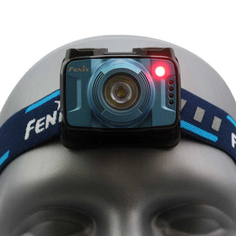 Fenix HL12R Rechargeable LED Headlamp - CREE XP-G2 and Nichia Red LED - 400 Lumens - Uses Built-In 1000mAh Li-Poly Battery Pack - Purple, Blue or Grey