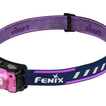 Fenix HL12R Rechargeable LED Headlamp - CREE XP-G2 and Nichia Red LED - 400 Lumens - Uses Built-In 1000mAh Li-Poly Battery Pack - Purple, Blue or Grey