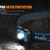 Fenix HL12R Rechargeable LED Headlamp - CREE XP-G2 and Nichia Red LED - 400 Lumens - Uses Built-In 1000mAh Li-Poly Battery Pack - Purple, Blue or Grey