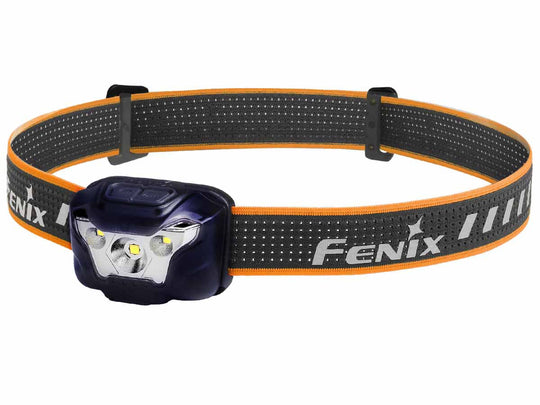 Fenix HL18R Rechargeable LED Headlamp - CREE XP-G3 - 400 Lumens - Uses Replaceable 1300mAh Li-ion Battery Pack (included) or 3 x AAA - Blue