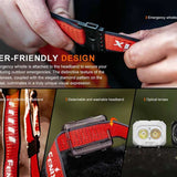 Fenix HL18R-T V2.0 USB-C Rechargeable LED Headlamp - 800 Lumens - Includes 1 x ARB-LP1900 Battery Pack - Polar Night Black or Iceberg White