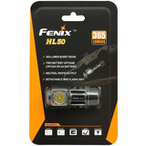 Fenix HL50 Lightweight All-Weather Headlamp - Detachable Lamp - CREE XM-L2 T6 LED - Neutral White - 365 Lumens - Uses 1 x CR123A or 1 x AA