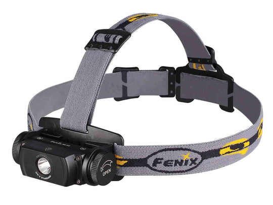 Fenix HL55 Lightweight Headlamp - CREE XM-L2 U2 LED - Neutral White - 900 Lumens - Uses 2 x CR123As or 1 x 18650