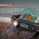 Fenix HM23 V2.0 LED Headlamp - 300 Lumens - Luminus SST20 - Includes 1 x AA