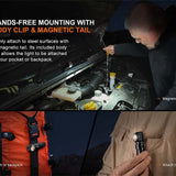 Fenix HM23 V2.0 LED Headlamp - 300 Lumens - Luminus SST20 - Includes 1 x AA