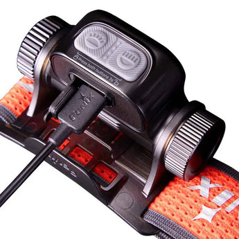 Fenix HM65R-T V2.0 USB-C Rechargeable LED Headlamp - Luminus SST40 - 1600 Lumens - Includes 1 x 18650 - Black, Purple, or Nebular