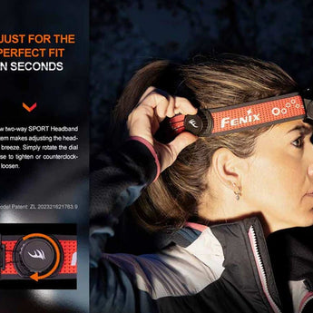 Fenix HM65R-T V2.0 USB-C Rechargeable LED Headlamp - Luminus SST40 - 1600 Lumens - Includes 1 x 18650 - Black, Purple, or Nebular