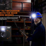 Fenix HM70R USB-C Rechargeable LED Headlamp - 1600 Lumens - Luminus SST40 - Includes 1 x 21700