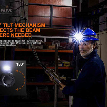 Fenix HM70R USB-C Rechargeable LED Headlamp - 1600 Lumens - Luminus SST40 - Includes 1 x 21700