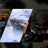 Fenix HM70R USB-C Rechargeable LED Headlamp - 1600 Lumens - Luminus SST40 - Includes 1 x 21700