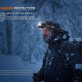 Fenix HM75R USB-C Rechargeable LED Industrial Headlamp - 1600 Lumens - Includes 1 x 21700 and 1 x 18650