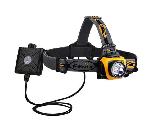 Fenix HP15 LED Headlamp - CREE XM-L2 LED - 500 Lumens - Runs on 4x AA NiMH/Alkaline batteries - Orange
