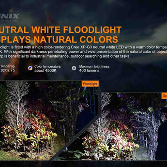 Fenix HP16R USB-C Rechargeable LED Headlamp - Luminus SST40 and CREE XP-G3 S4 - Includes ARB-LP3000 Li-Poly Battery Pack