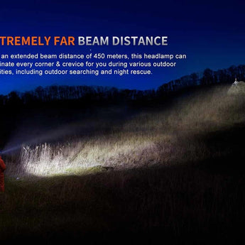 Fenix HP35R USB-C Rechargeable LED Headlamp - 4000 Lumens - Includes 10000mAh Li-ion Battery Pack or Rescue Edition