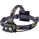 Fenix HP40H Headlamp - with CREE XP-E2-P3 and XP-G2-R5 LED - 450 Lumens White and 150 Lumens Red Light - Uses 4 x AA