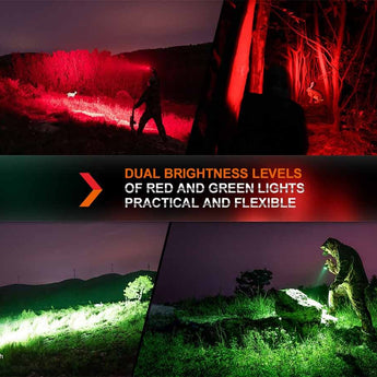 Fenix HT32 Outdoor Hunting LED Flashlight - 2500 Lumens - Luminous SFT70 - Includes 1 x USB-C Rechargeable 21700