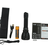 Fenix HT32 Outdoor Hunting LED Flashlight - 2500 Lumens - Luminous SFT70 - Includes 1 x USB-C Rechargeable 21700
