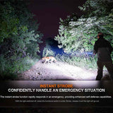 Fenix HT32 Outdoor Hunting LED Flashlight - 2500 Lumens - Luminous SFT70 - Includes 1 x USB-C Rechargeable 21700