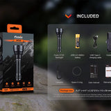 Fenix HT32 Outdoor Hunting LED Flashlight - 2500 Lumens - Luminous SFT70 - Includes 1 x USB-C Rechargeable 21700