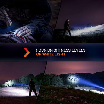 Fenix HT32 Outdoor Hunting LED Flashlight - 2500 Lumens - Luminous SFT70 - Includes 1 x USB-C Rechargeable 21700