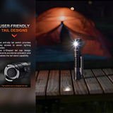 Fenix LD12R USB-C Rechargeable LED Flashlight - 600 Lumens - Includes 1 x 14500