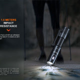 Fenix LD12R USB-C Rechargeable LED Flashlight - 600 Lumens - Includes 1 x 14500