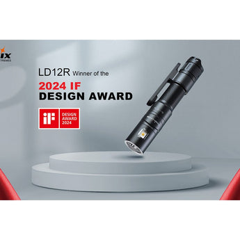 Fenix LD12R USB-C Rechargeable LED Flashlight - 600 Lumens - Includes 1 x 14500