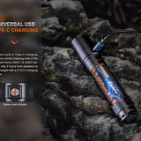 Fenix LD30R USB-C Rechargeable LED Flashlight - 1700 Lumens - Luminus SST40 - Includes 1 x 18650