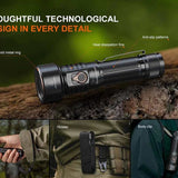 Fenix LD36R USB-C Rechargeable LED Flashlight - 3600 Lumens - 3 x Luminus SFT25R Gen2 - Includes 1 x 21700 - Black or Flame Camo